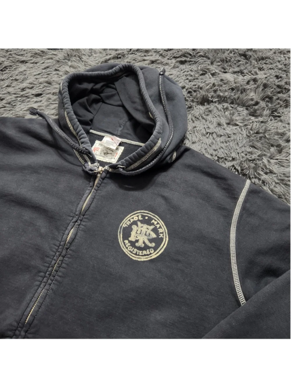 Vintage True Religion Tracksweat Hoodie Size XXXL made in Mexico authentic